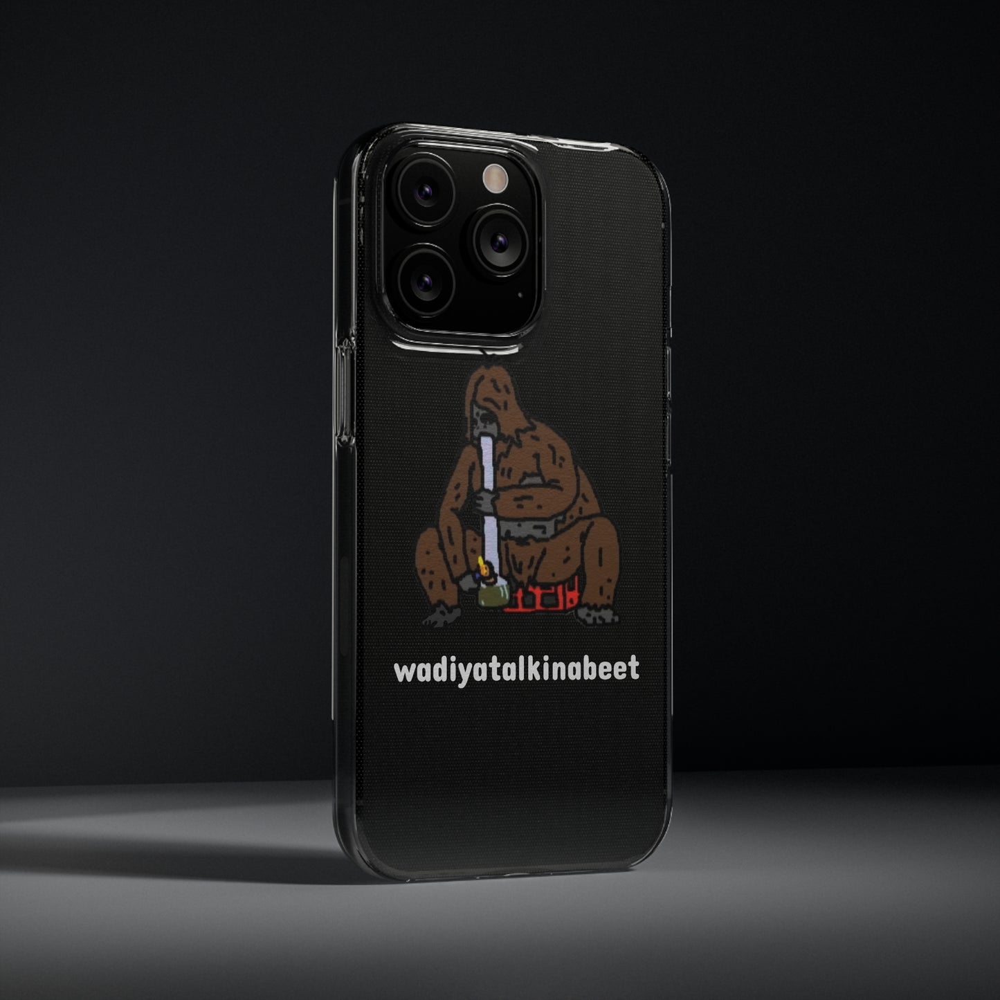 Sassy x Bong Clear Phone Case