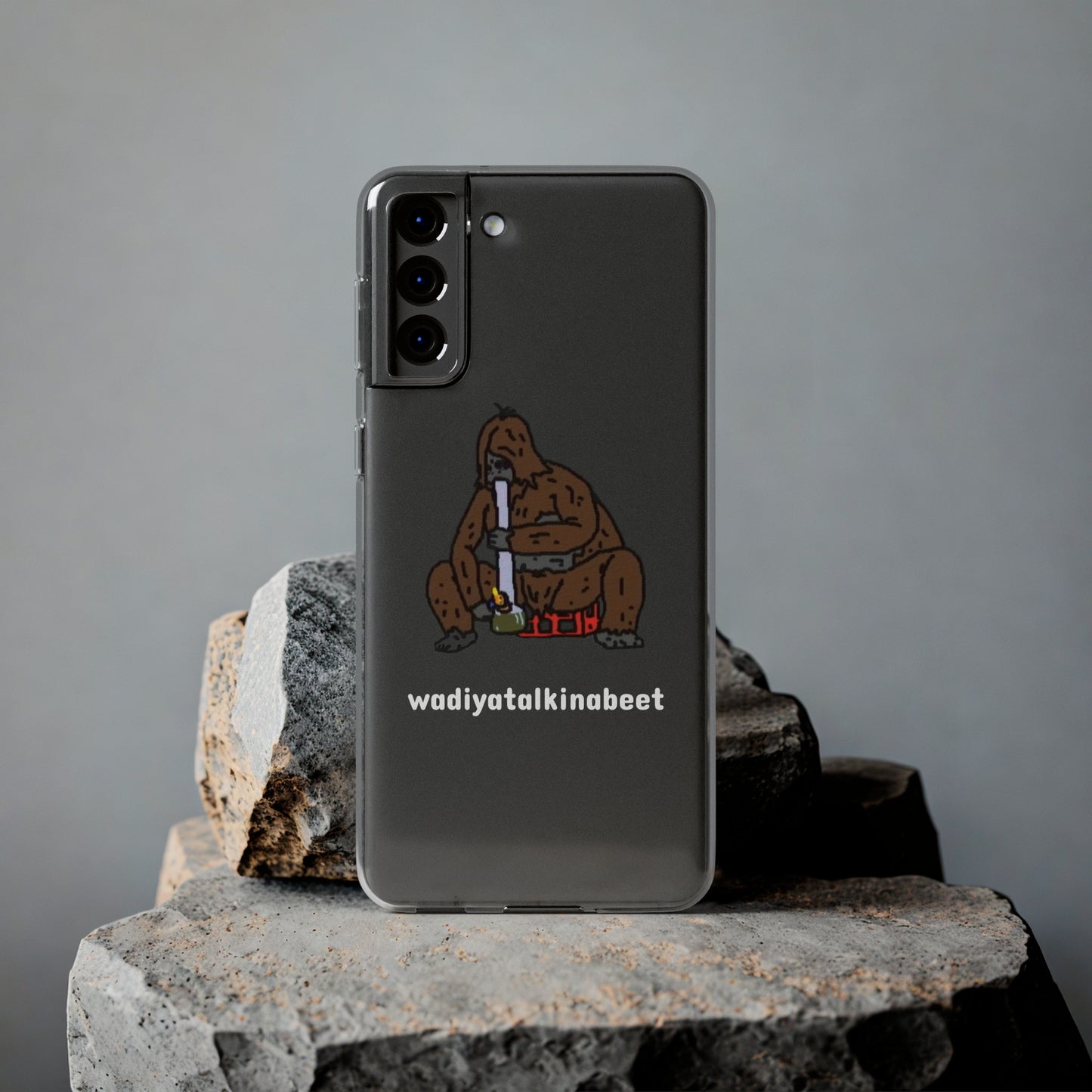 Sassy x Bong Clear Phone Case