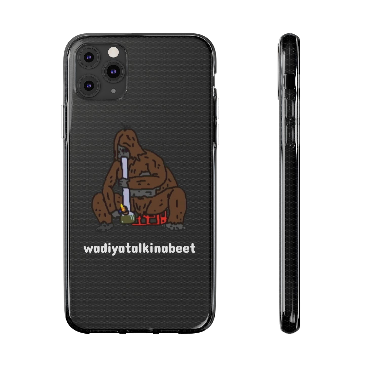 Sassy x Bong Clear Phone Case