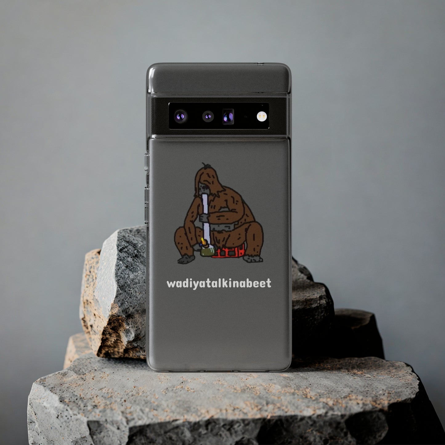 Sassy x Bong Clear Phone Case