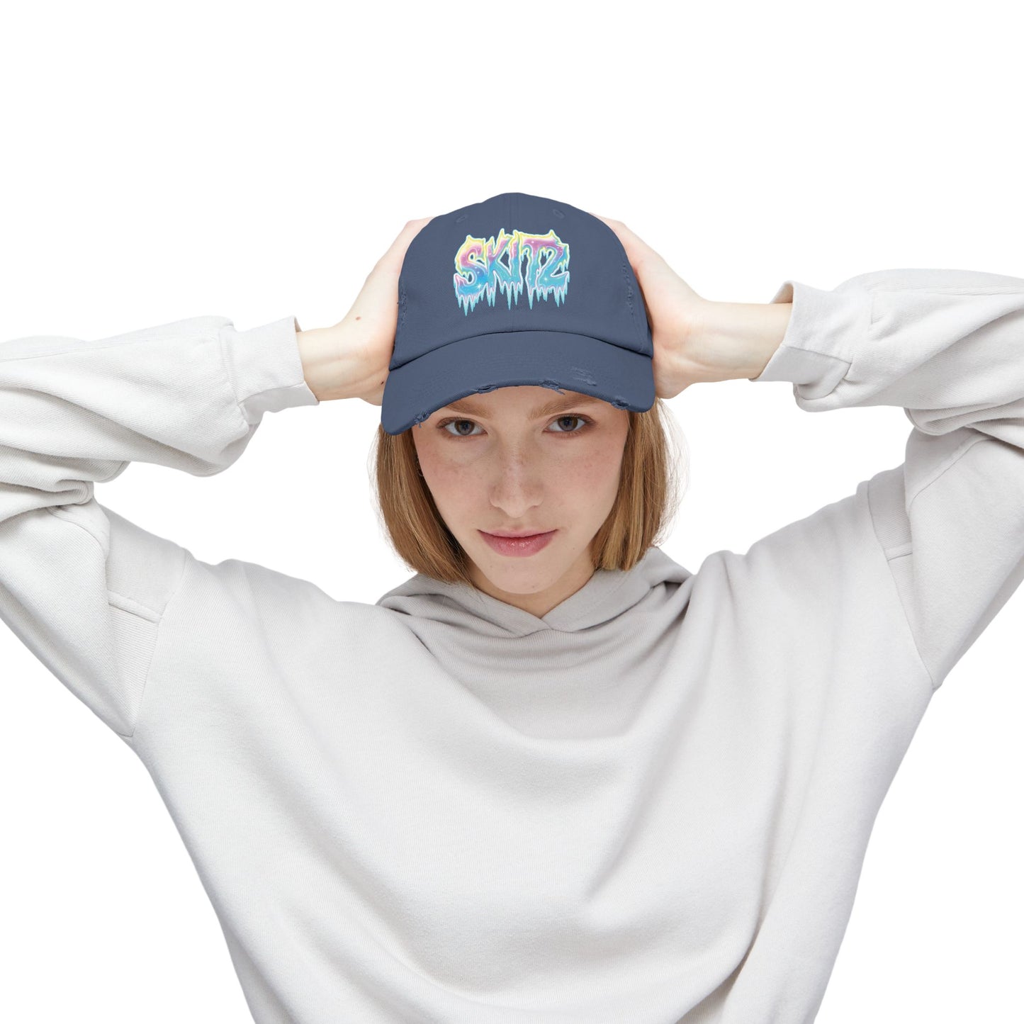 SKITZ DRAIN Distressed Hat