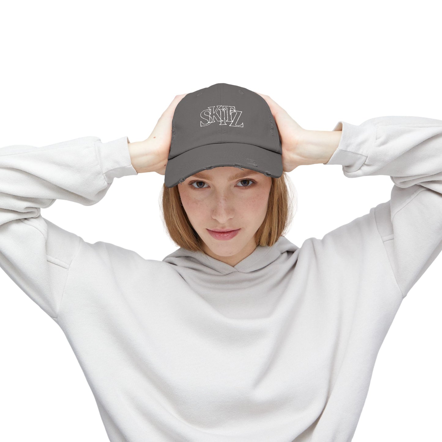 SKITZ Distressed Hat v3