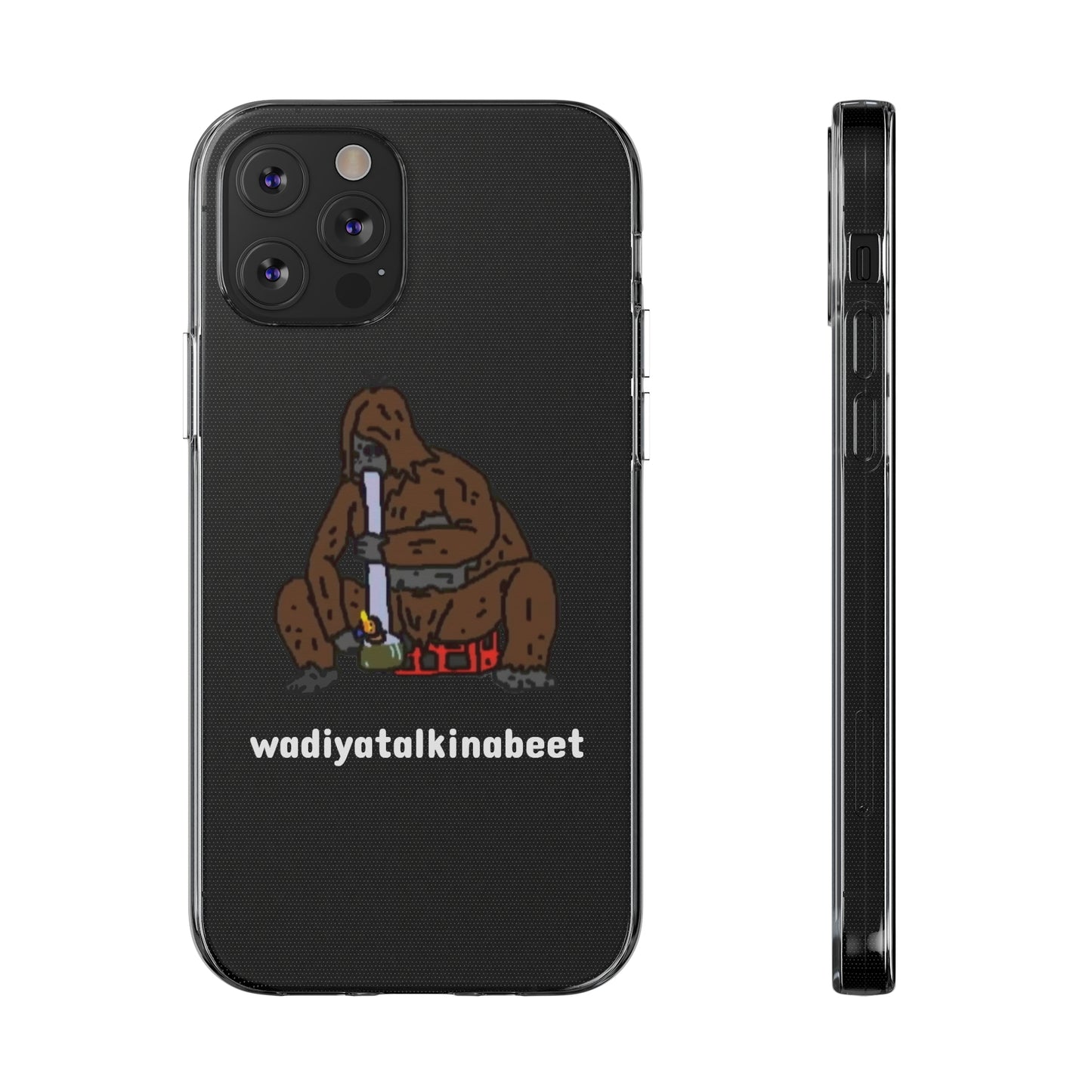 Sassy x Bong Clear Phone Case
