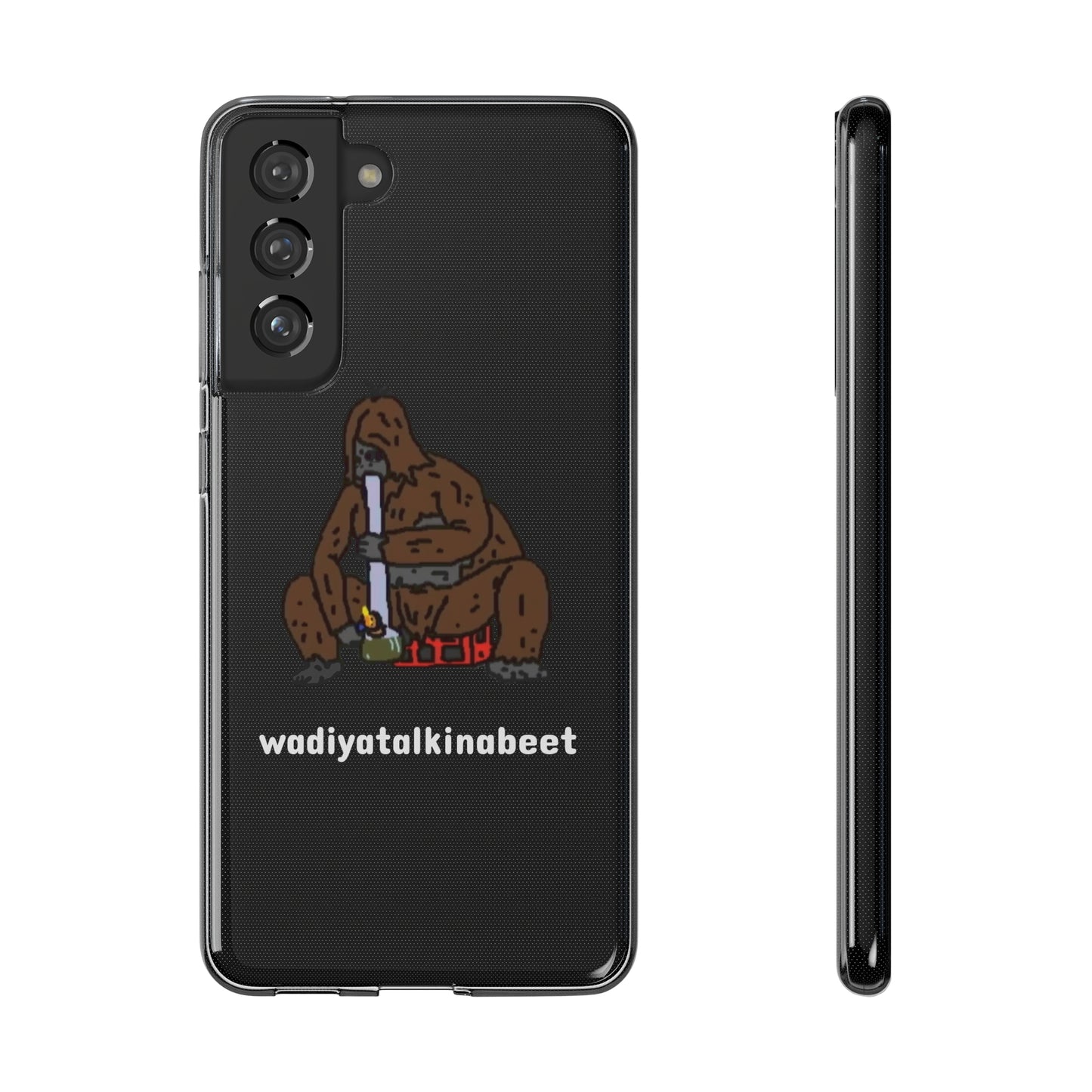 Sassy x Bong Clear Phone Case