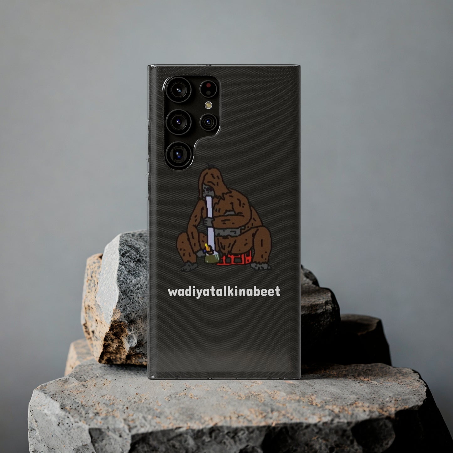 Sassy x Bong Clear Phone Case