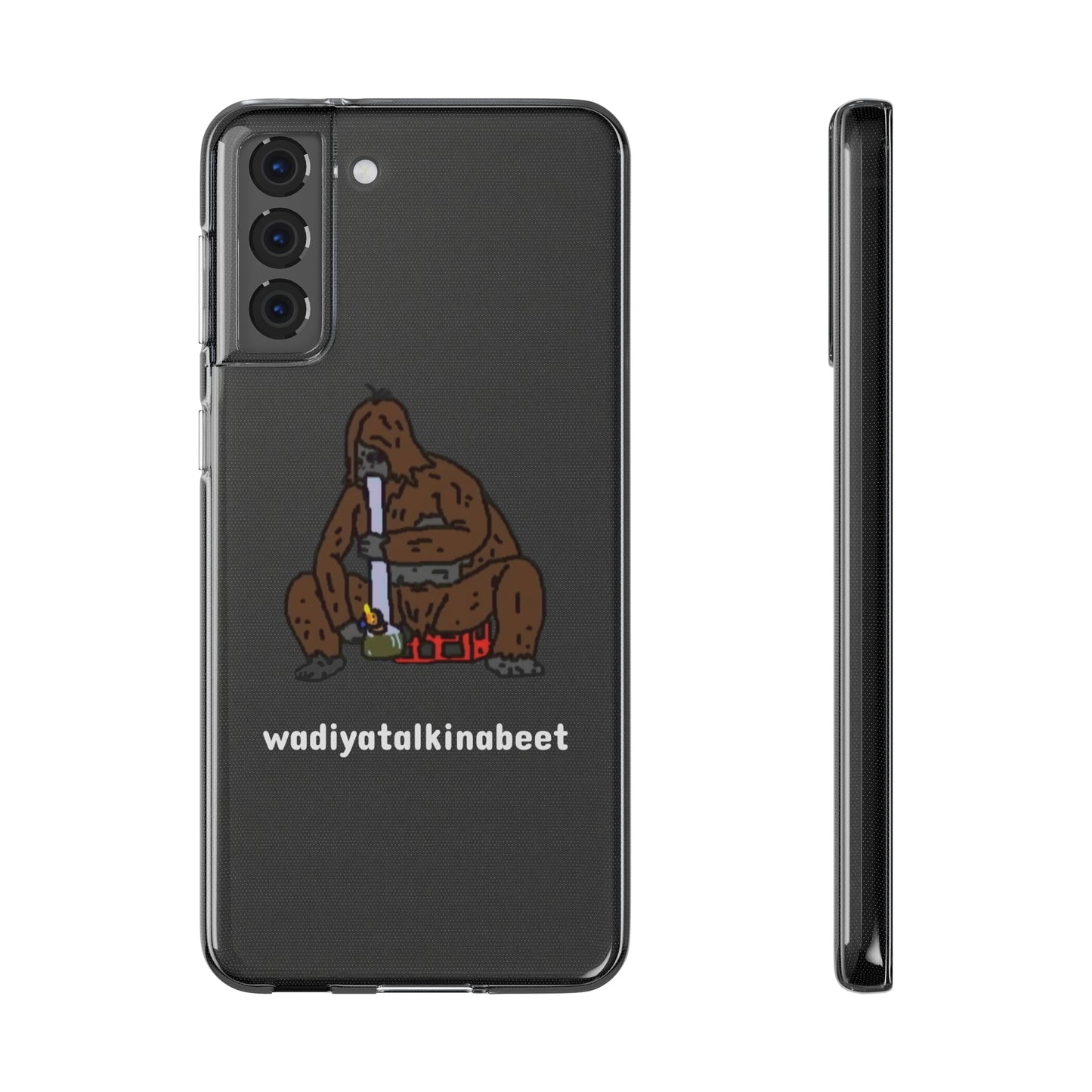 Sassy x Bong Clear Phone Case