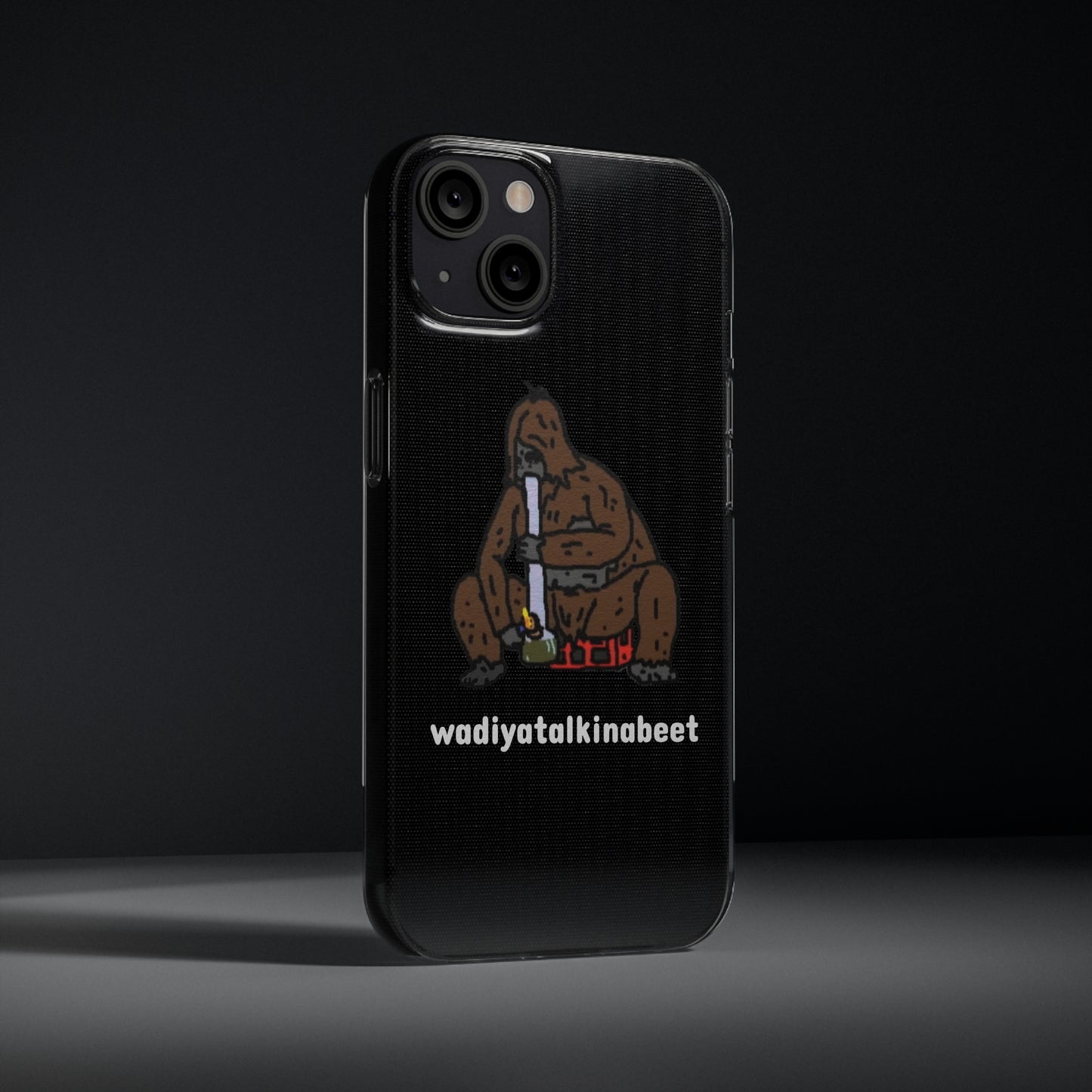 Sassy x Bong Clear Phone Case