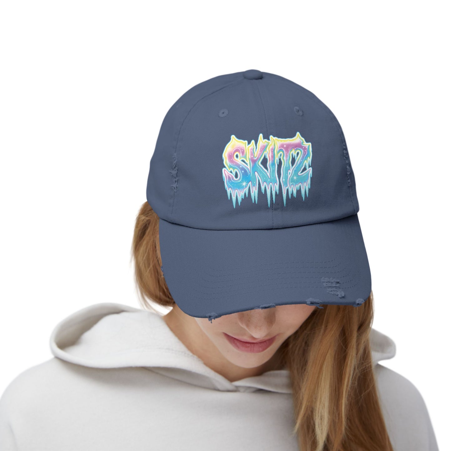 SKITZ DRAIN Distressed Hat