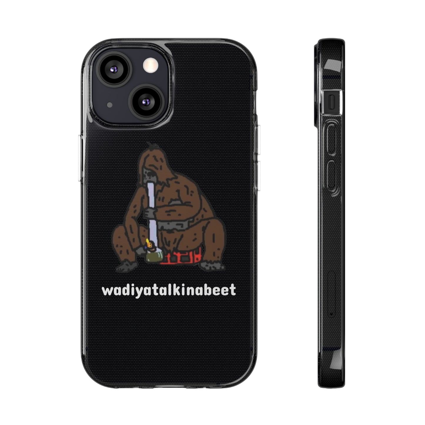 Sassy x Bong Clear Phone Case