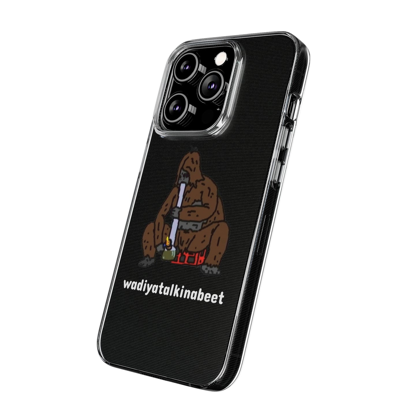 Sassy x Bong Clear Phone Case