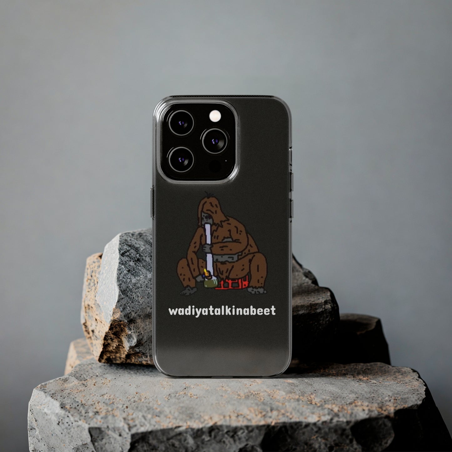 Sassy x Bong Clear Phone Case