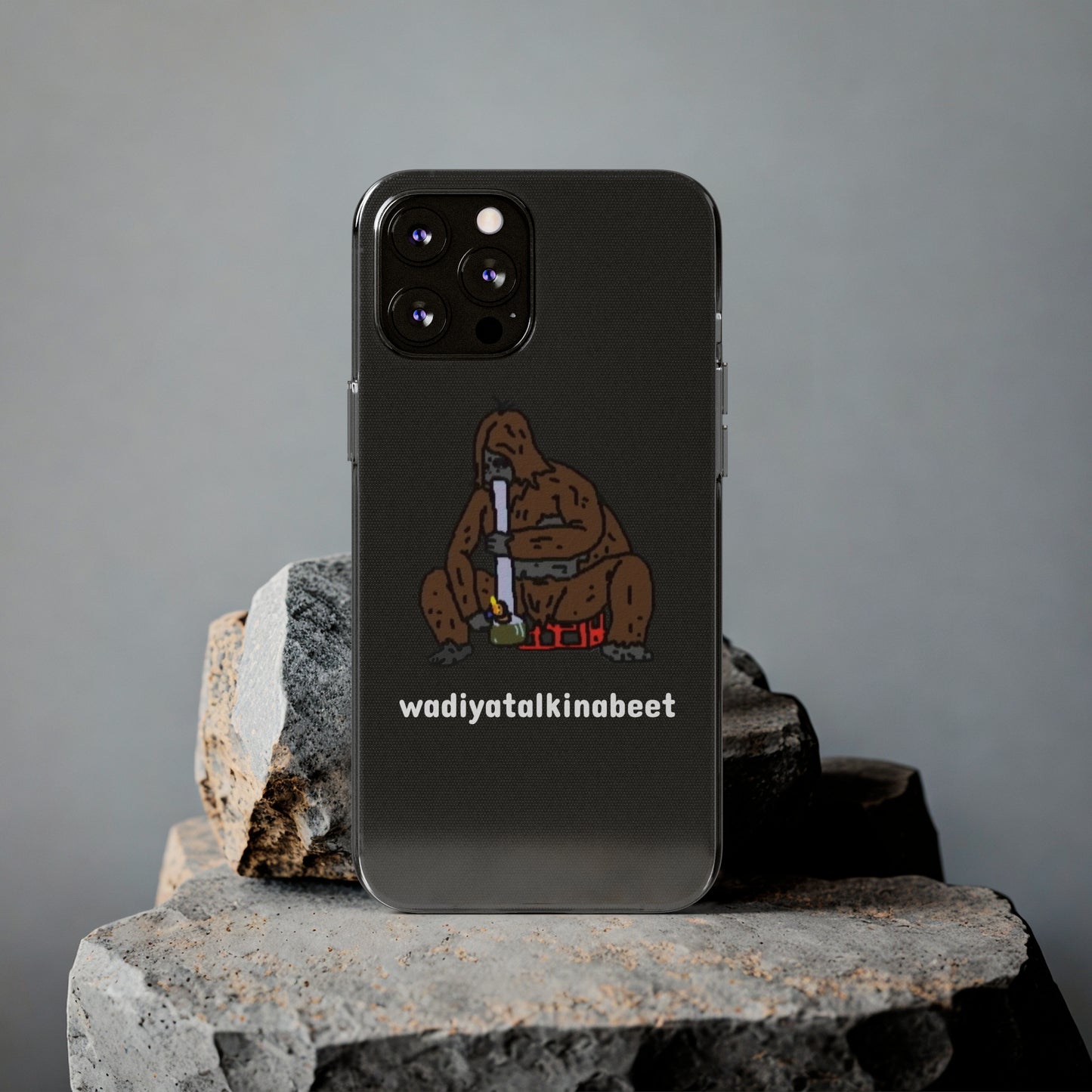 Sassy x Bong Clear Phone Case