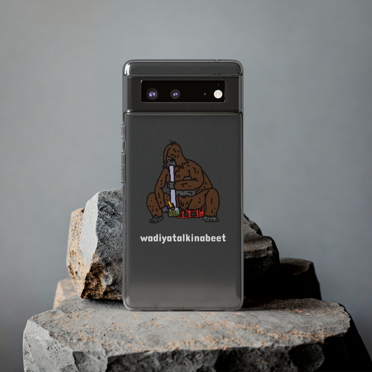 Sassy x Bong Clear Phone Case