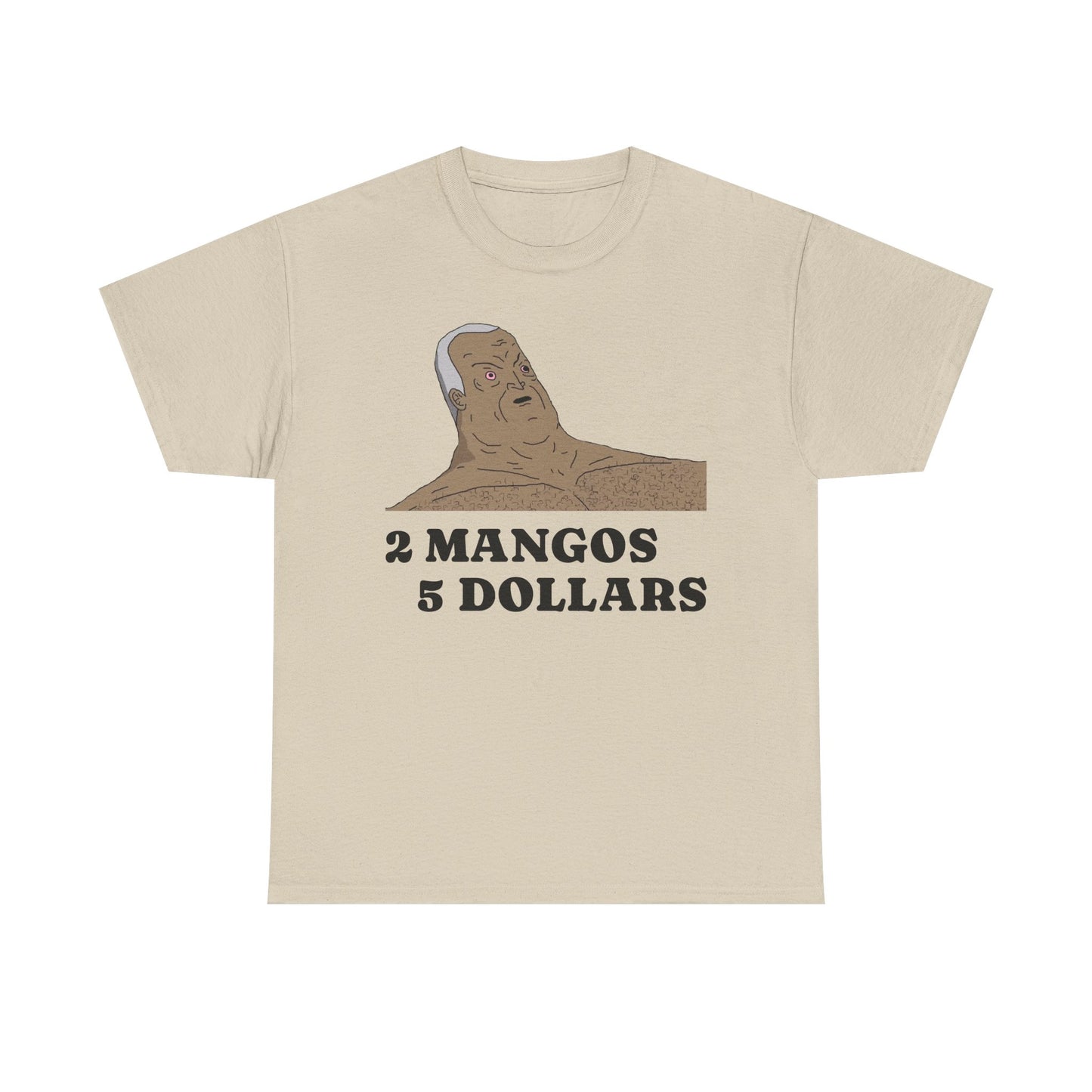 “2 Mangos 5 Dollars” Cotton T-Shirt