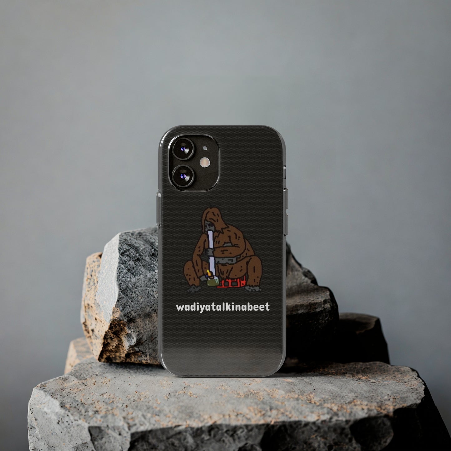 Sassy x Bong Clear Phone Case