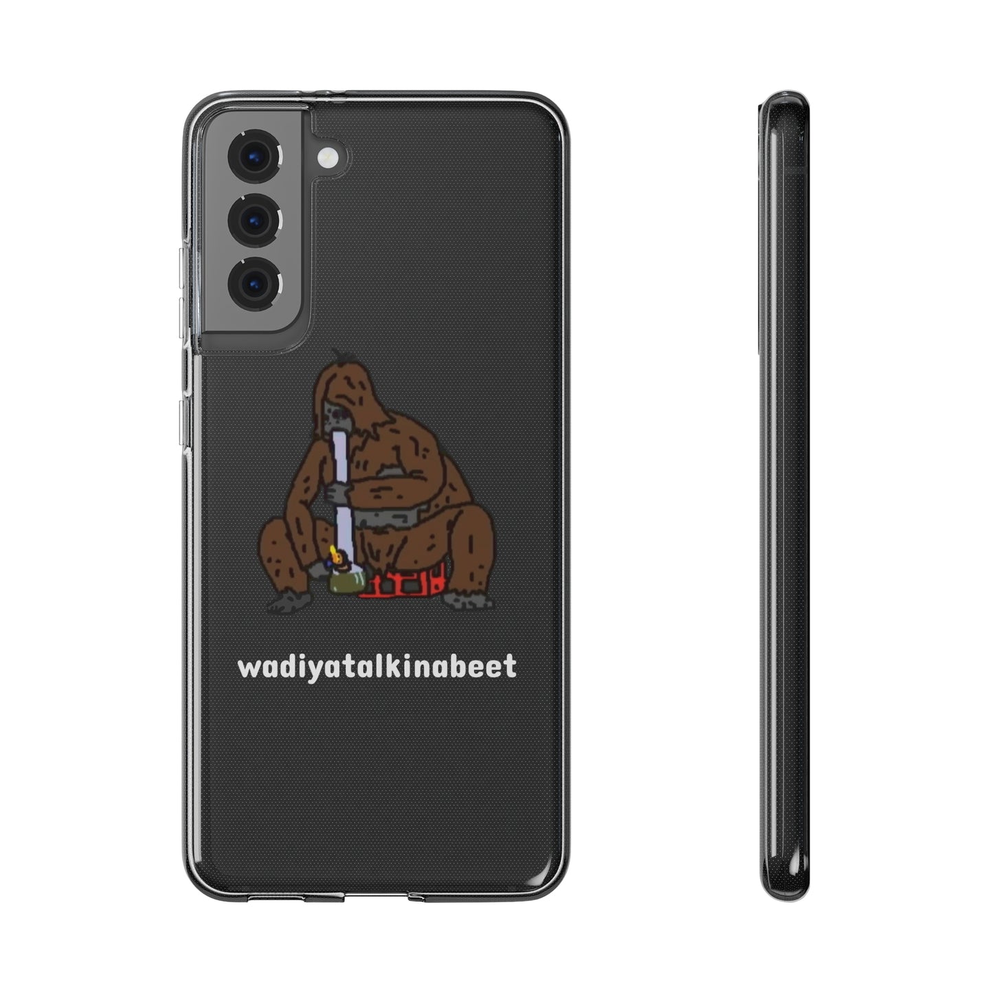 Sassy x Bong Clear Phone Case