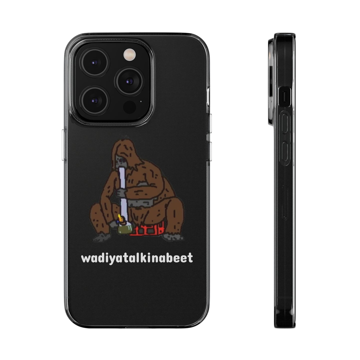 Sassy x Bong Clear Phone Case
