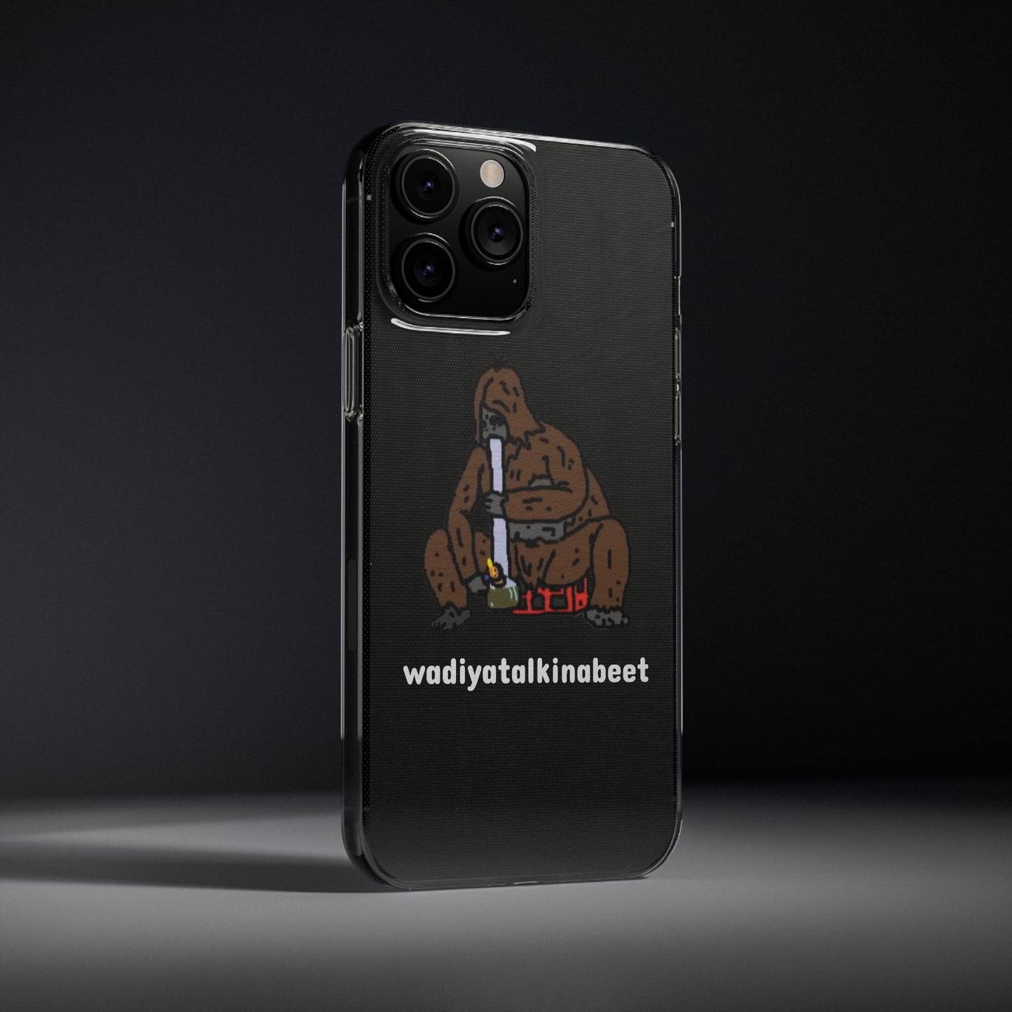 Sassy x Bong Clear Phone Case