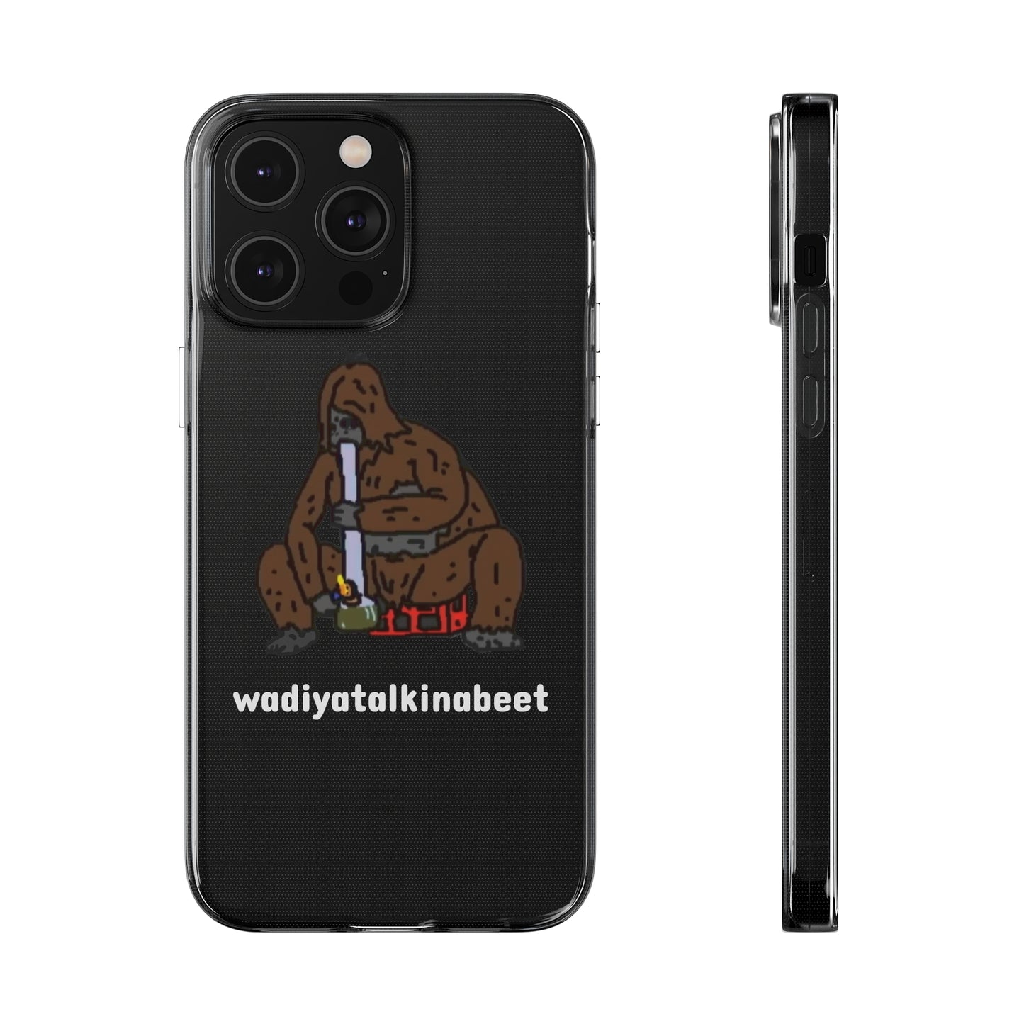 Sassy x Bong Clear Phone Case