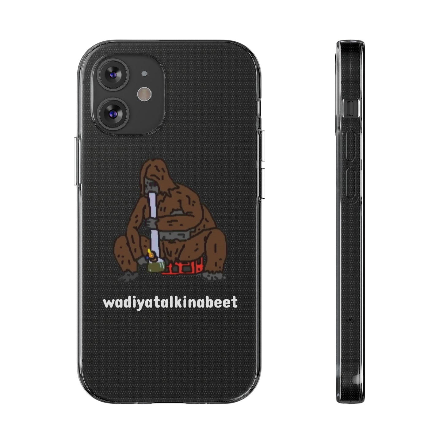 Sassy x Bong Clear Phone Case
