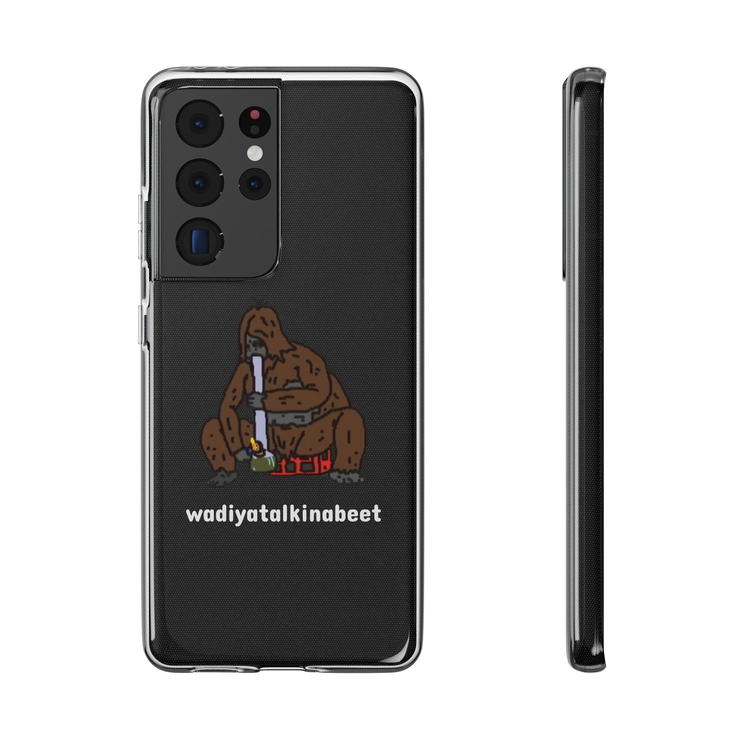 Sassy x Bong Clear Phone Case