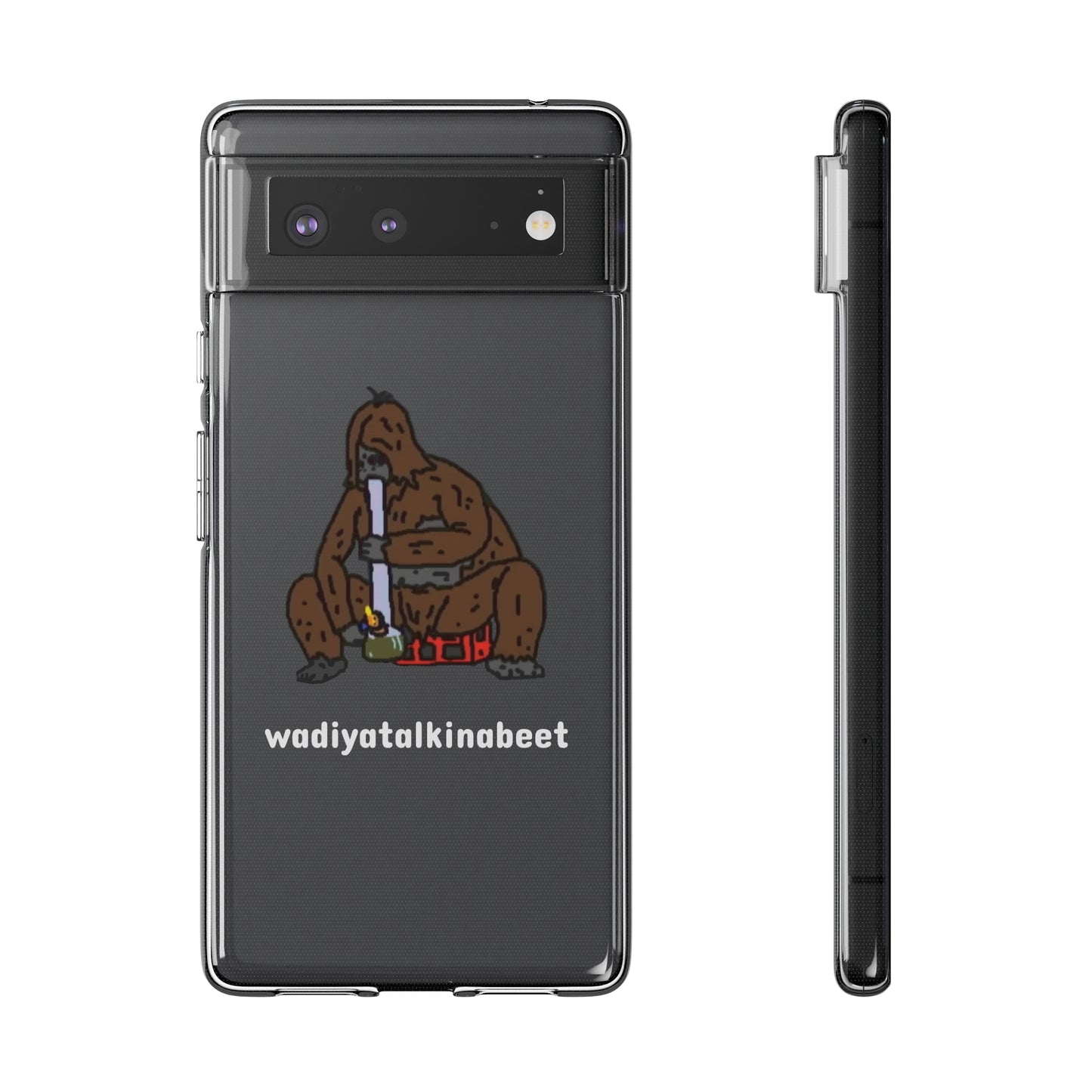Sassy x Bong Clear Phone Case