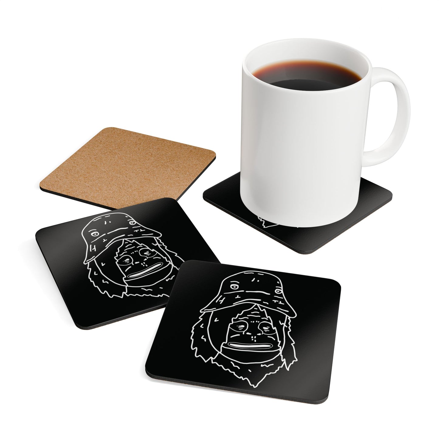 Sassy Corkwood Coaster (4 Pack)