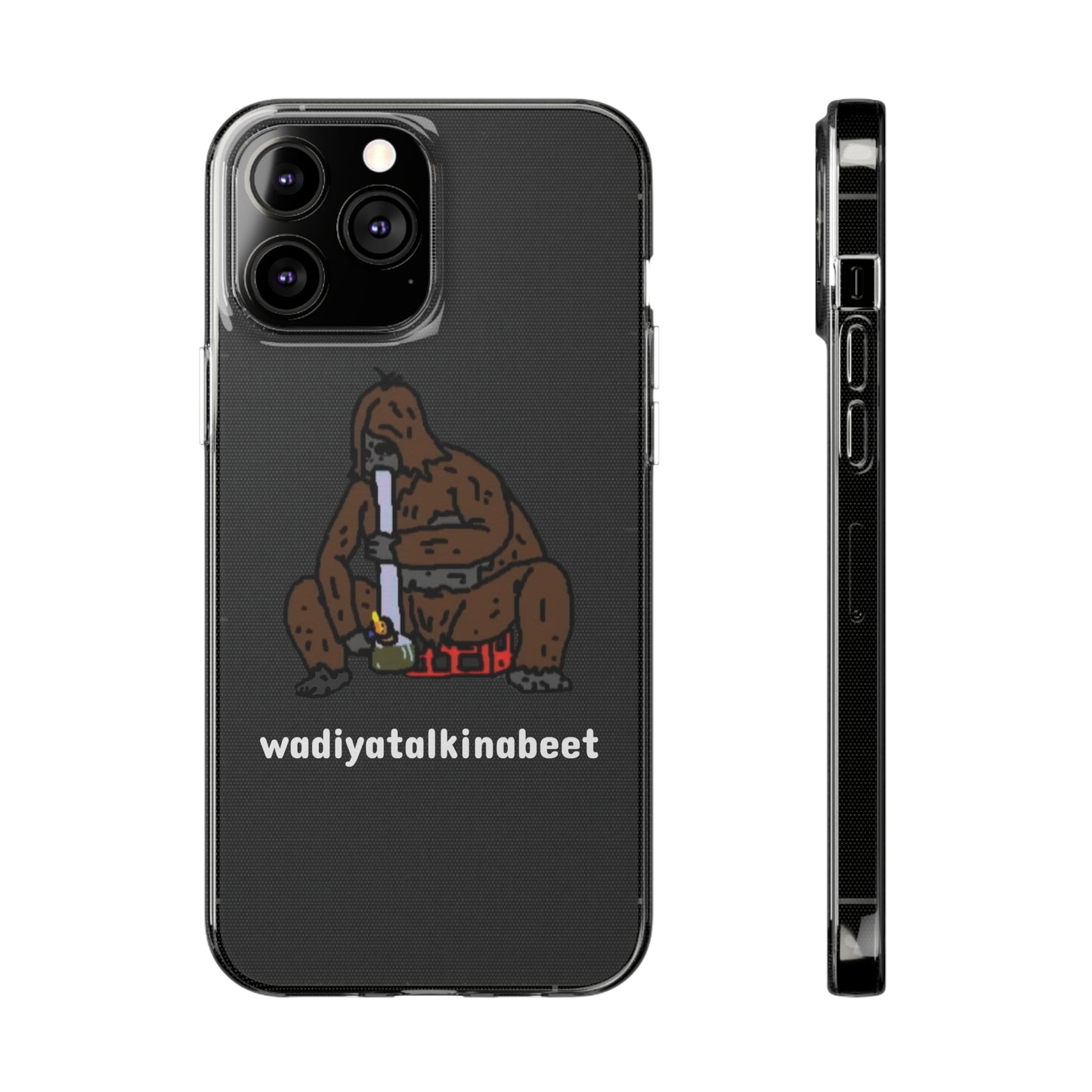 Sassy x Bong Clear Phone Case