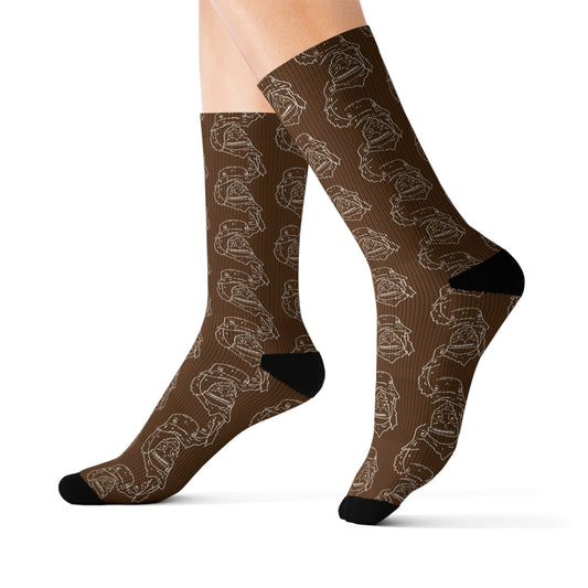 Sassy Socks (Brown)