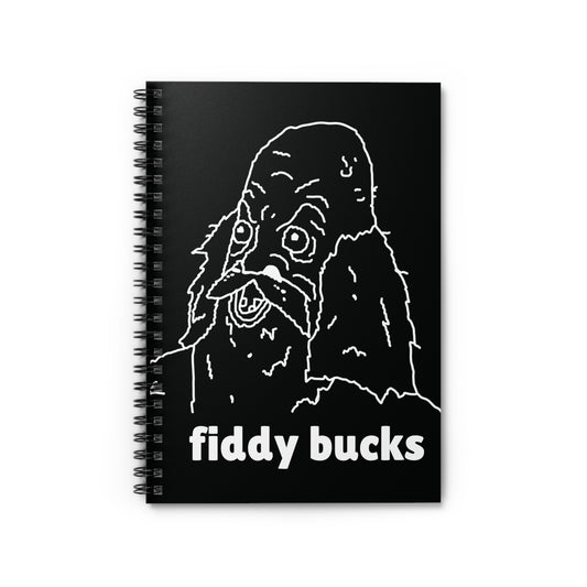 Donny Spiral Notebook BLACK