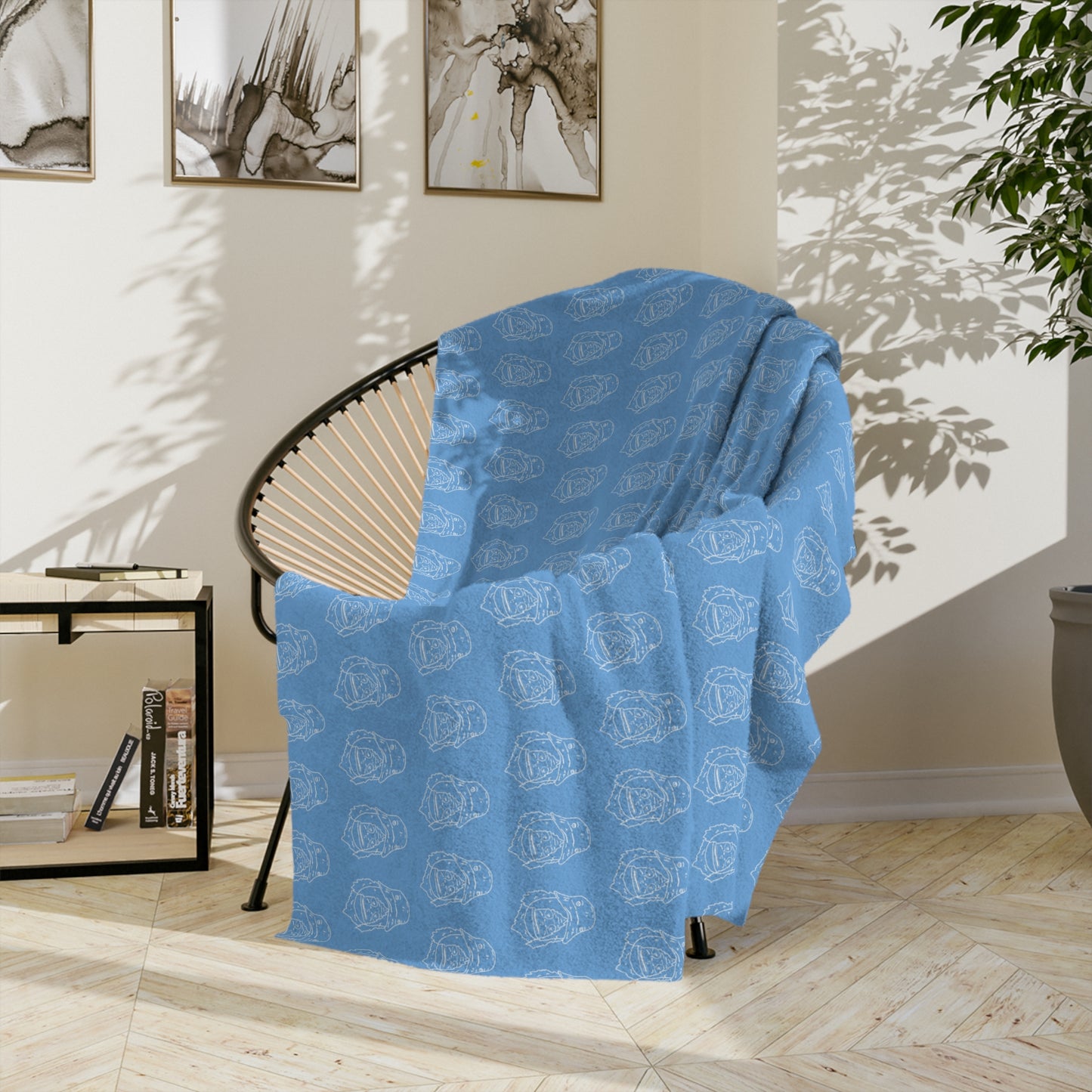 Sassy Blue Microfiber Blanket