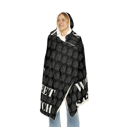 Sassy Comfy Hooded Blanket 2 (Black)