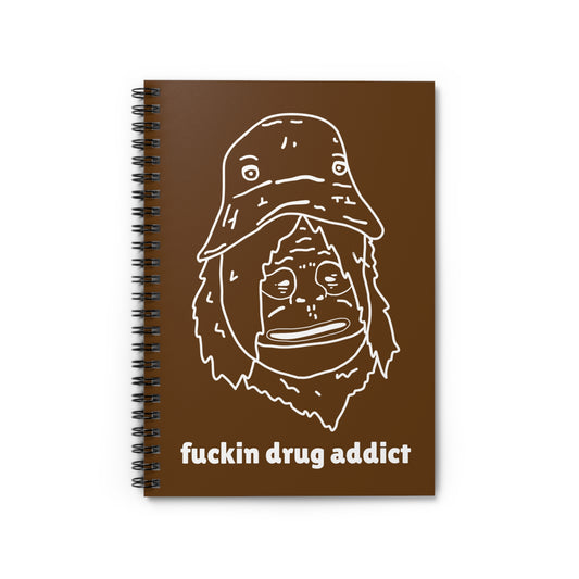 Sassy Spiral Notebook BROWN