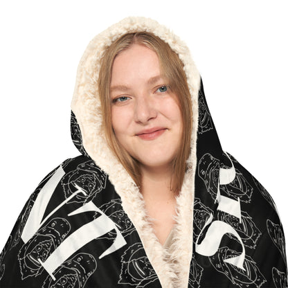 Sassy Comfy Hooded Blanket 2 (Black)