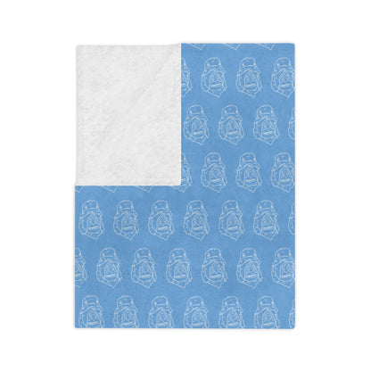 Sassy Blue Microfiber Blanket