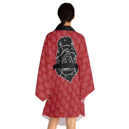 Copy of Long Sleeve SASSY Kimono Robe BROWN