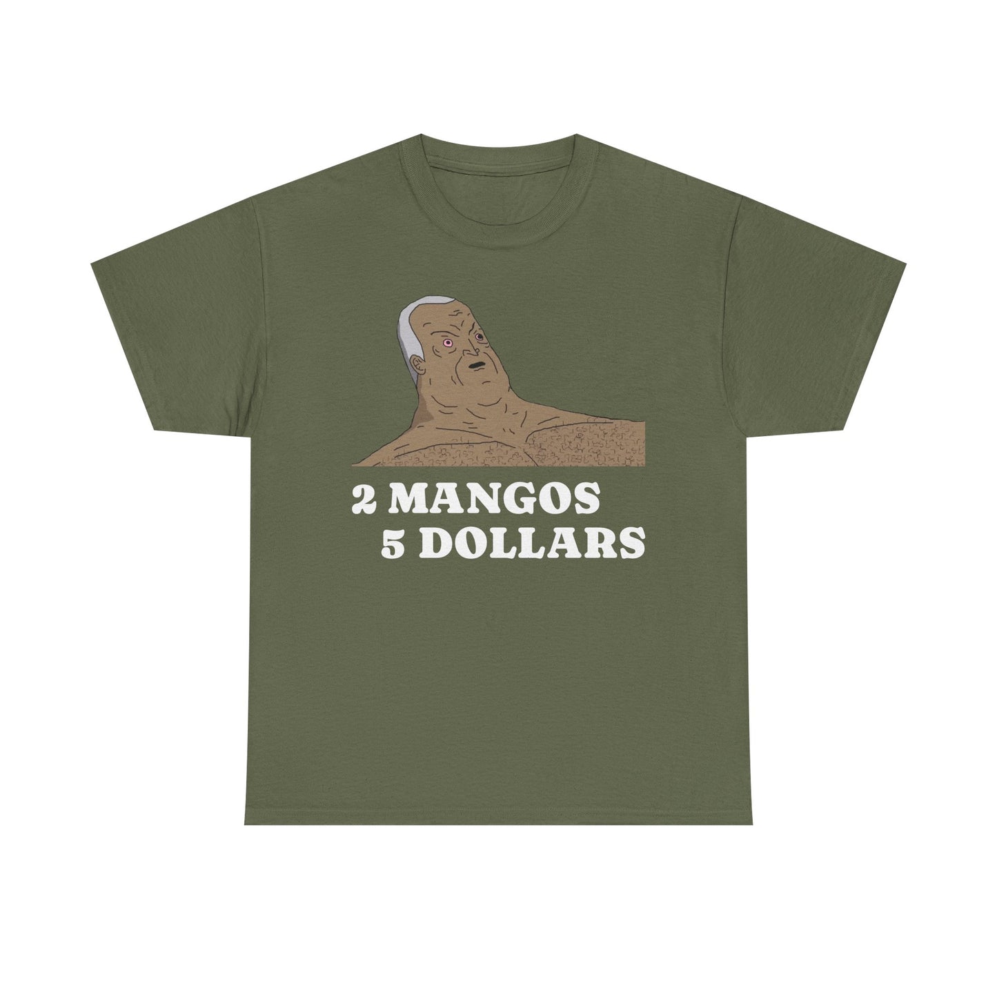 “2 Mangos 5 Dollars” Cotton T-Shirt