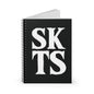 SKITS Spiral Notebook Black v3