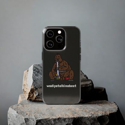 Sassy x Bong Clear Phone Case