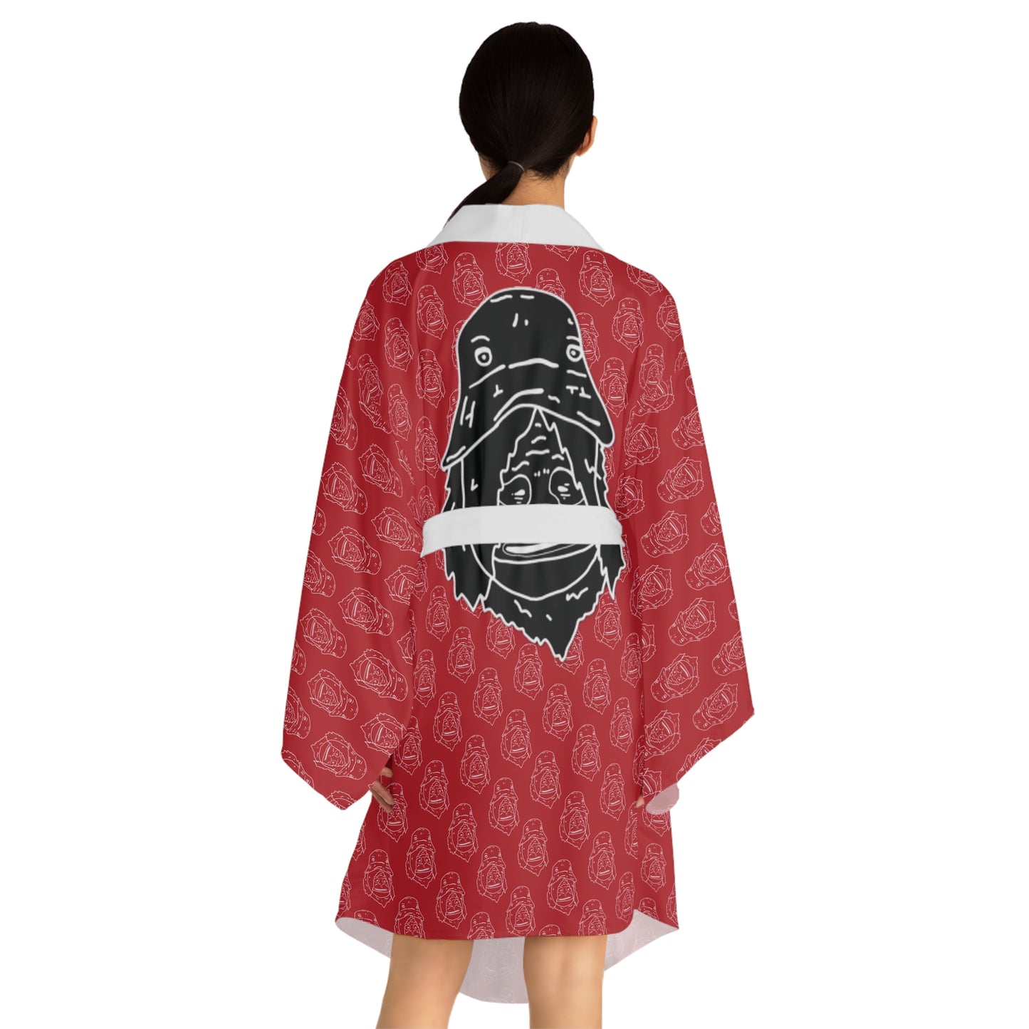 Copy of Long Sleeve SASSY Kimono Robe BROWN