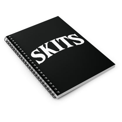 SKITS Spiral Notebook Black v1