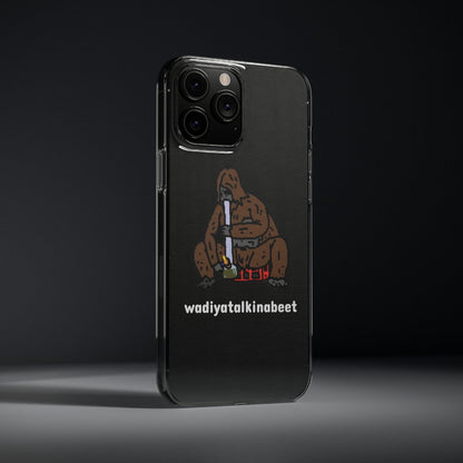Sassy x Bong Clear Phone Case