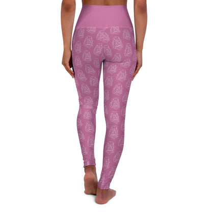 Women's SASSY High Waisted Yoga Leggings PINK