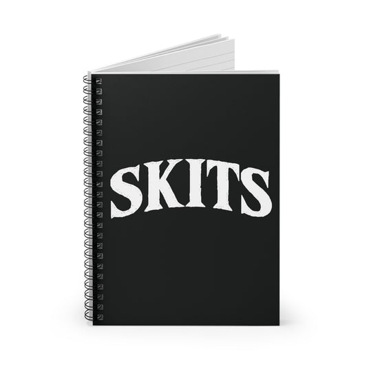 SKITS Spiral Notebook Black v1