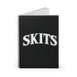 SKITS Spiral Notebook Black v1