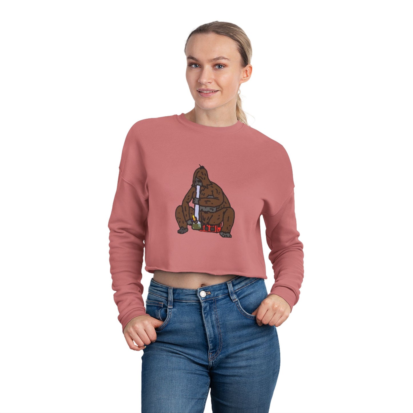 Sassy x Bong Women's Cropped Sweatshirt